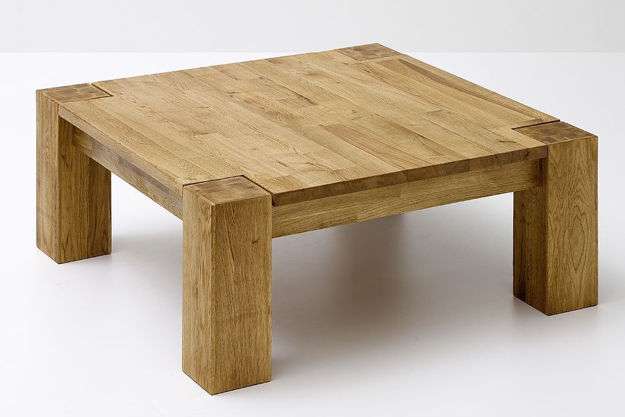 Table basse casse tete bois