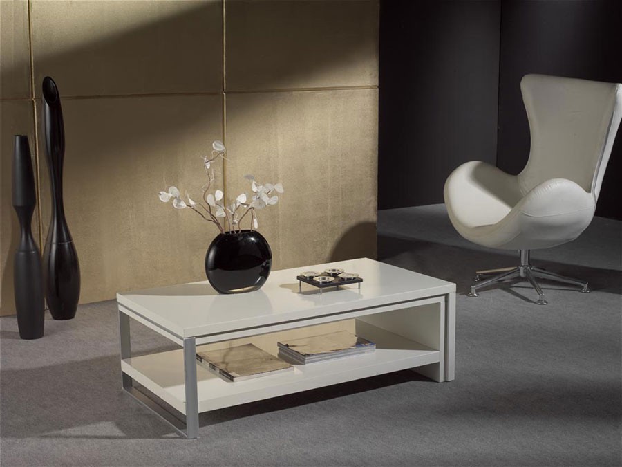 Table basse design rectangulaire