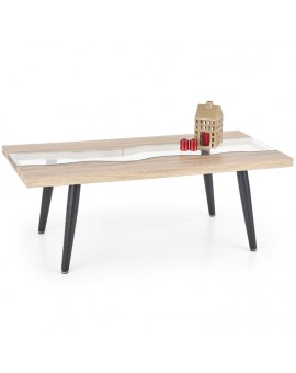 Table basse design bois metal