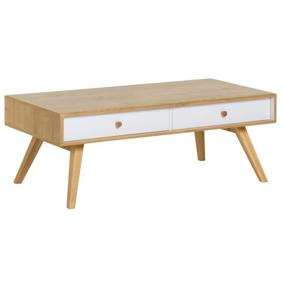 Table basse scandinave avec niche