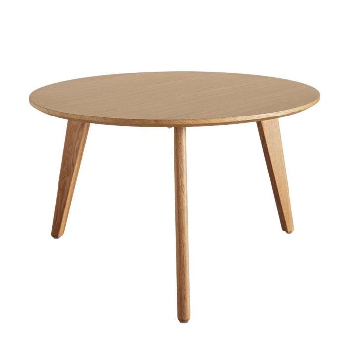 Table basse scandinave chene clair