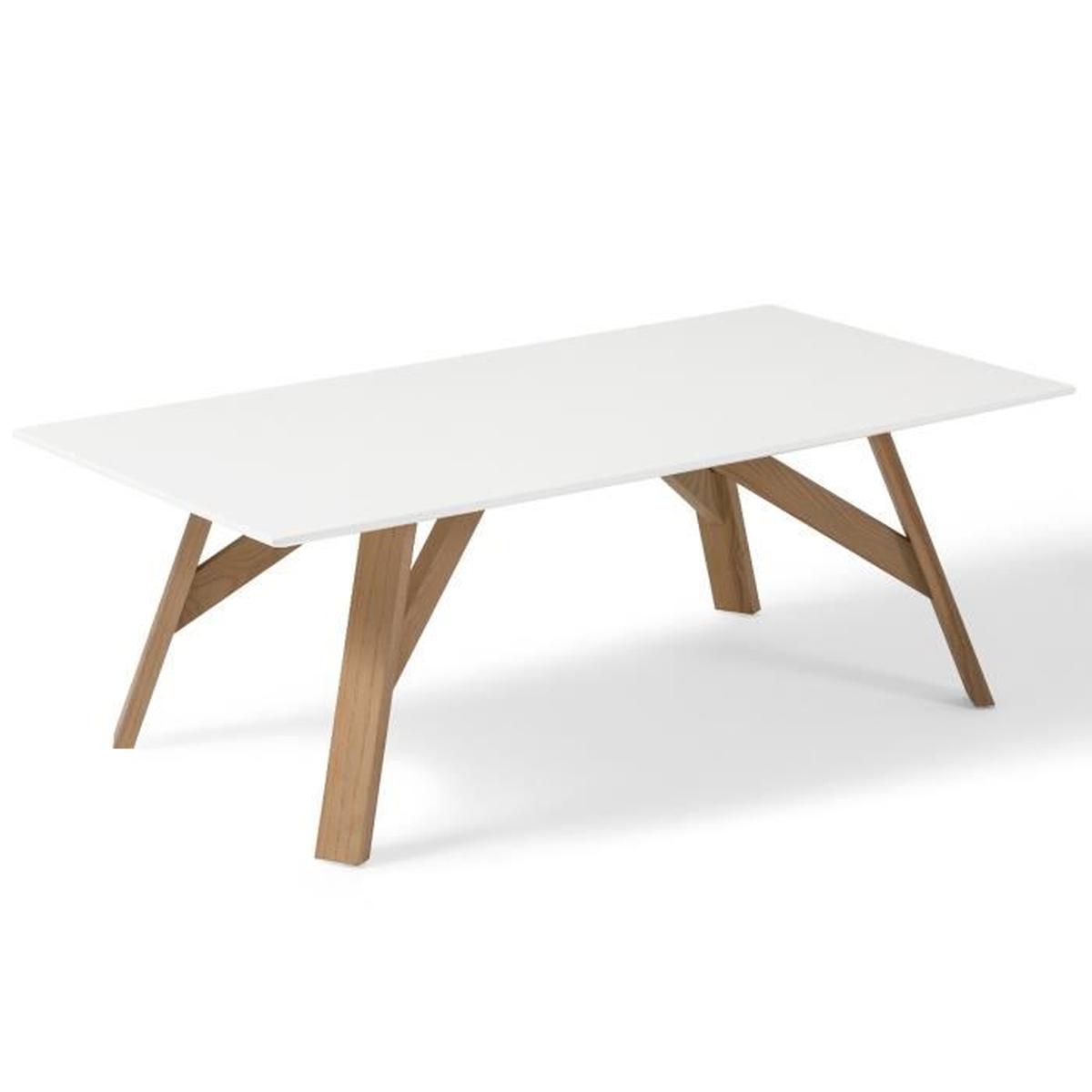 Table basse scandinave frene