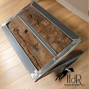 Table basse design industriel