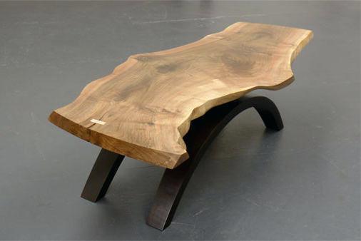 Table basse bois brut ikea