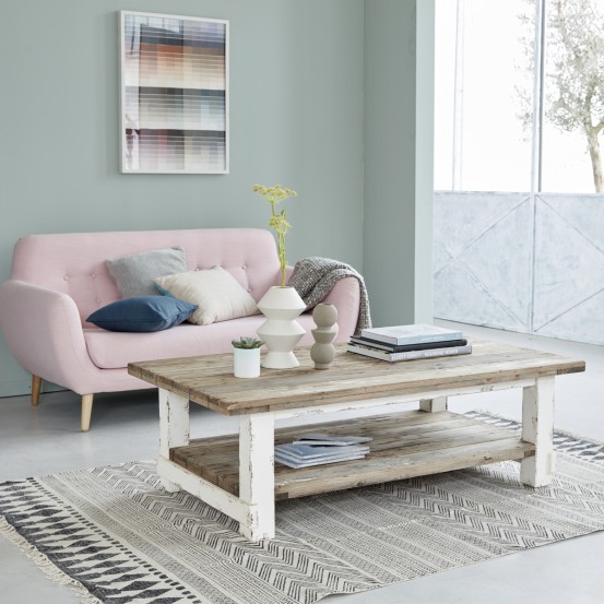 Table basse bois 140