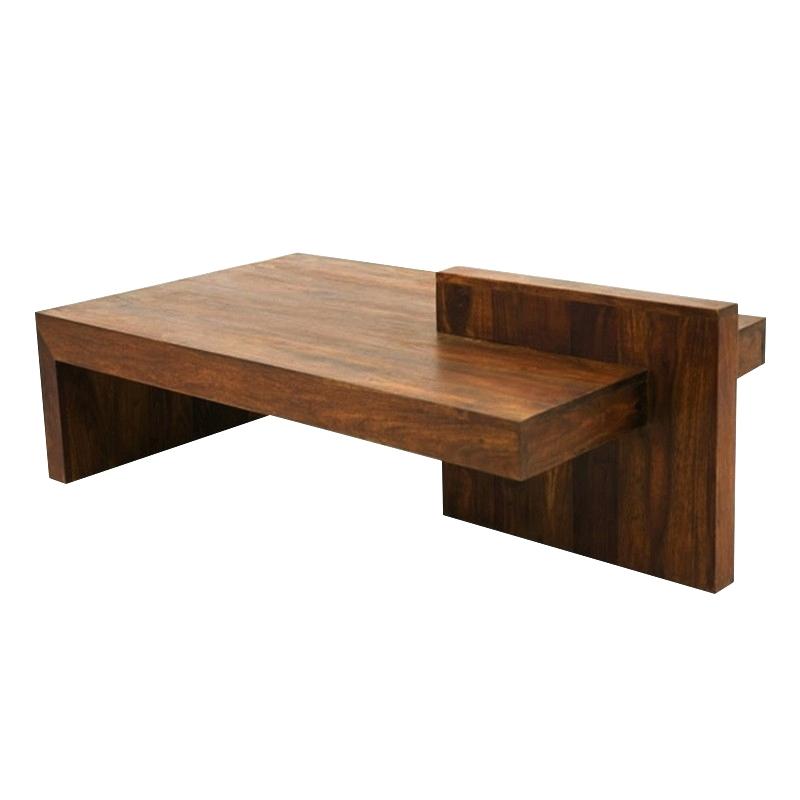 Table basse en bois zen