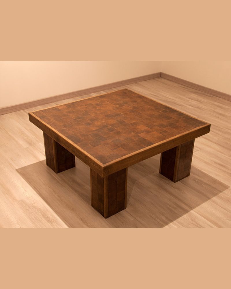 Table basse bois de chene