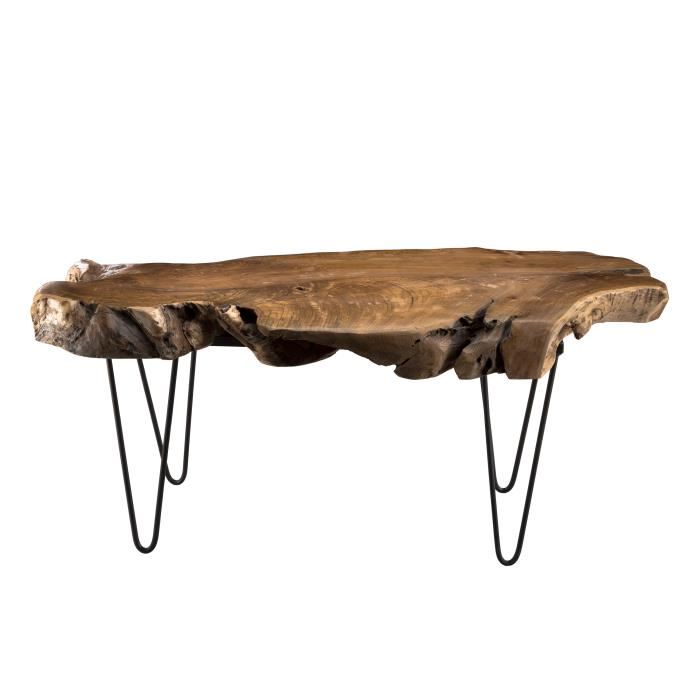 Table basse bois naturelle