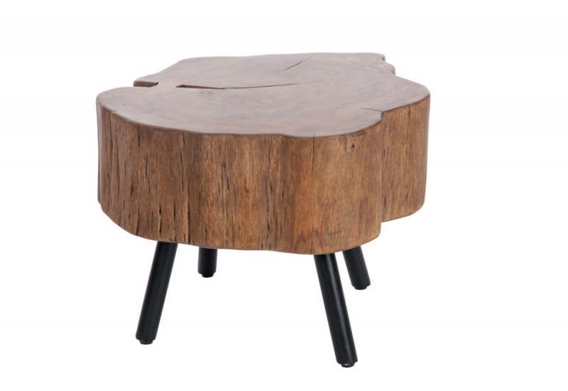 Table basse tronc de bois