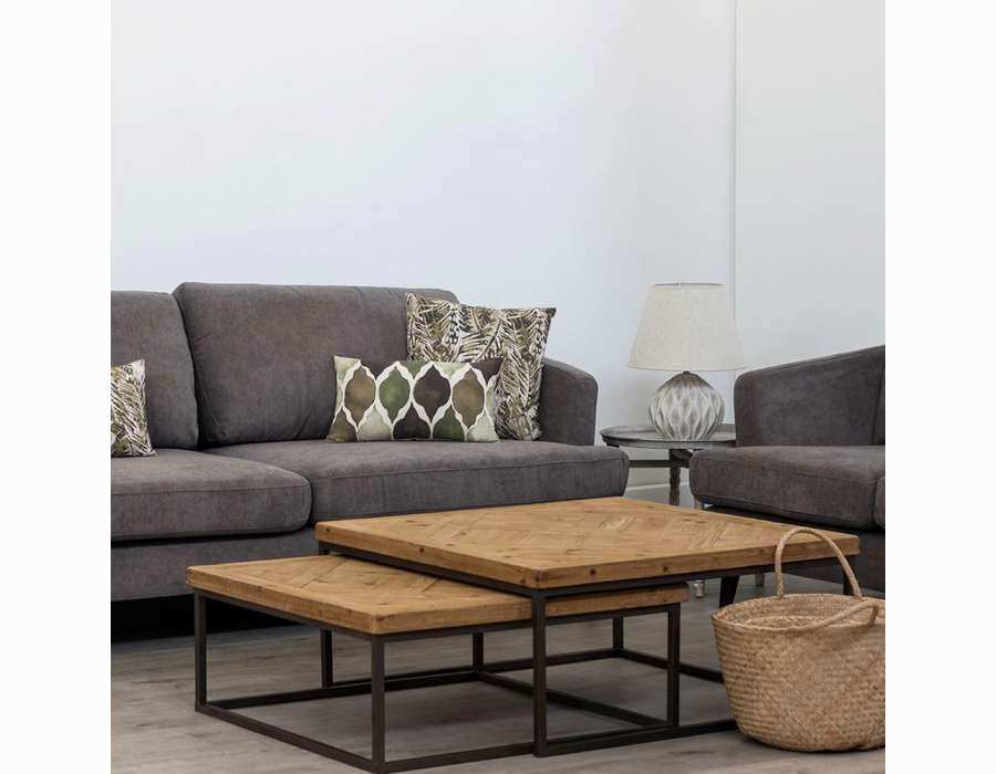 Table basse salon gigogne bois