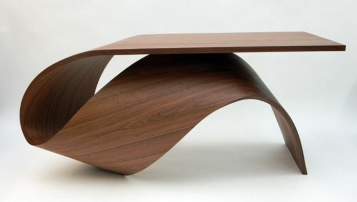 Table basse en bois naturel