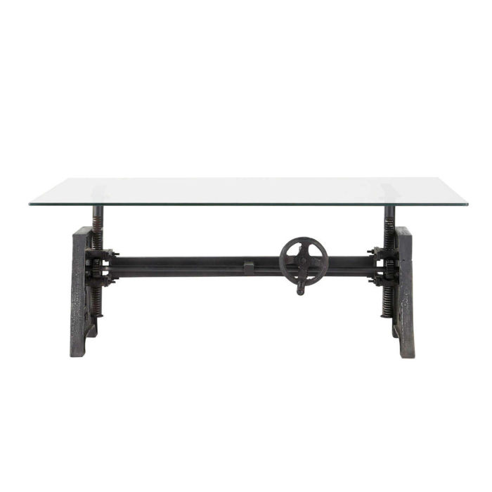Table basse maison du monde verre