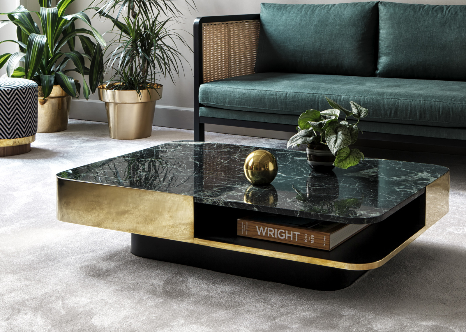 Table basse bois longue