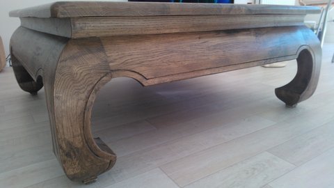 Table basse opium bois