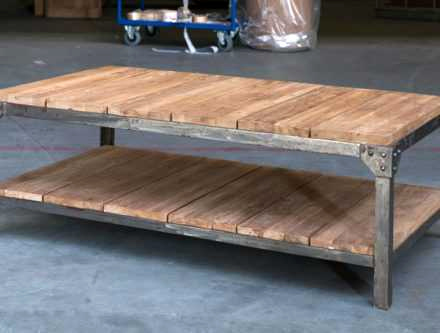 Table basse en bois fait maison