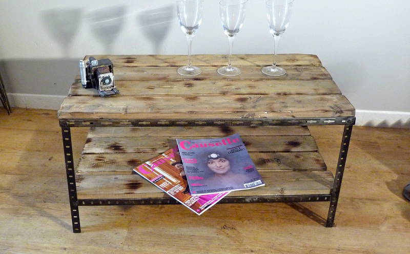 Tuto table basse palette metal