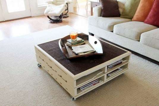 Faire table basse en palette