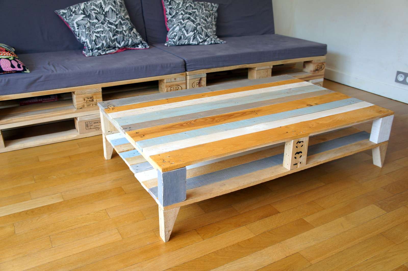Table basse bois palette