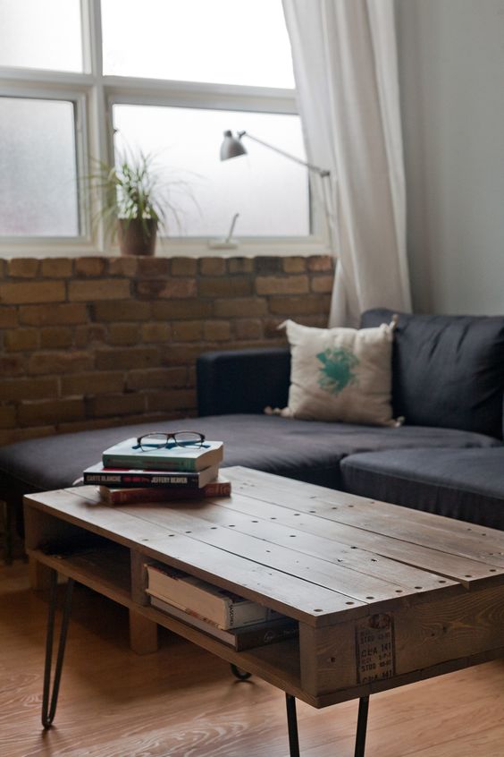 Palette bois table basse