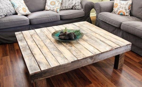 Deco table basse en palette