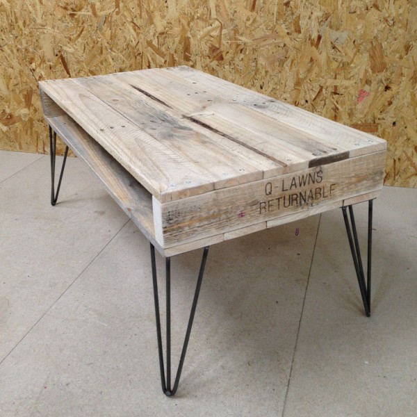 Table basse en palette de bois tuto