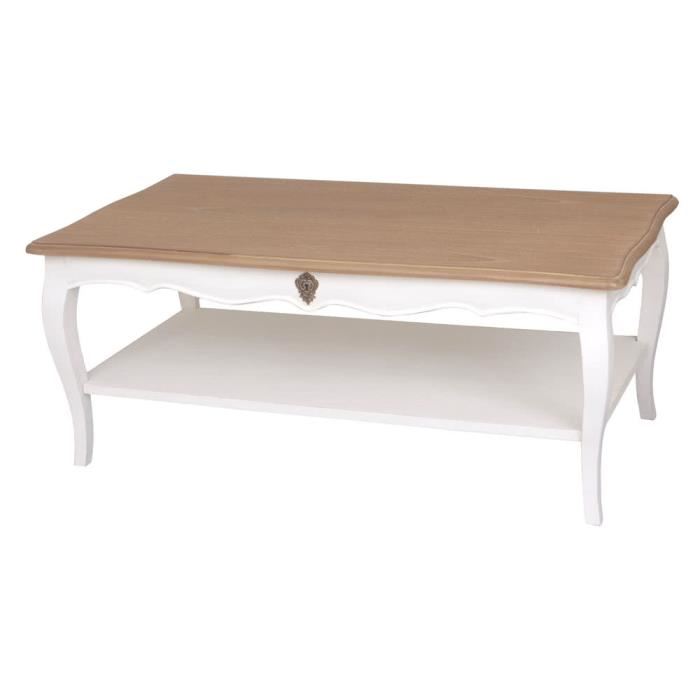 Table basse rectangulaire bois massif