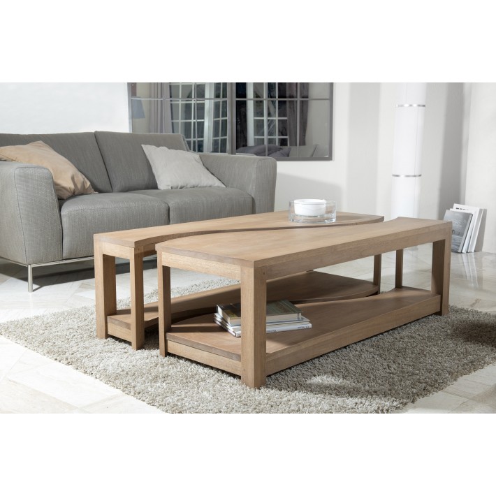 Bois massif table basse
