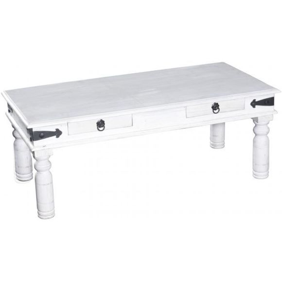 Table basse en bois rectangulaire pas cher