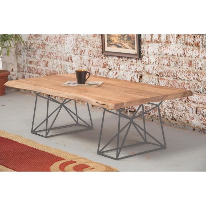 Table basse bois 130cm
