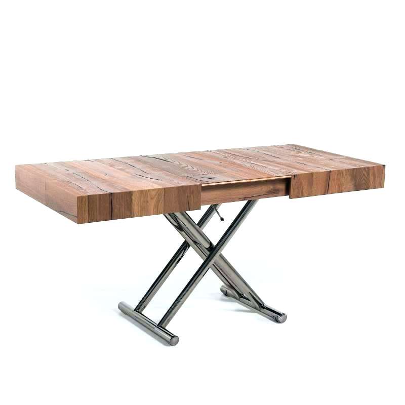 Table basse extensible en bois
