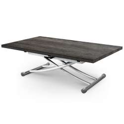 Table basse relevable cassidy bois vintage