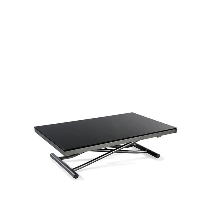 Table basse relevable avec rallonge