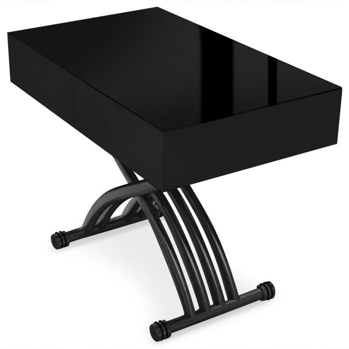 Pied relevable table basse