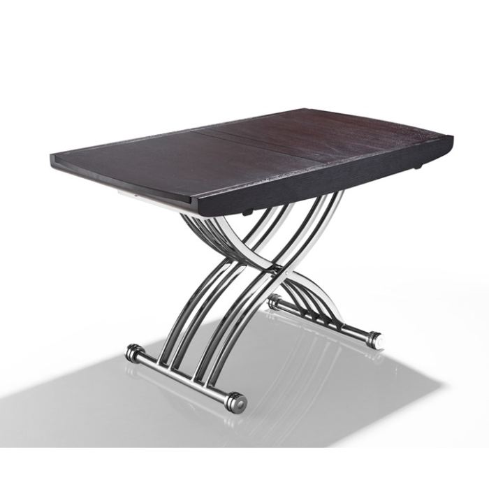 Table basse relevable extensible ella wenge