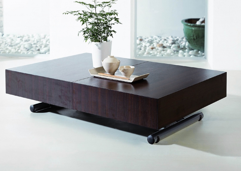 Table basse relevable extensible topkoo