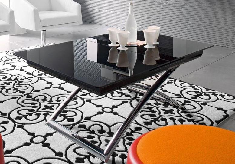 Table basse relevable extensible calligaris
