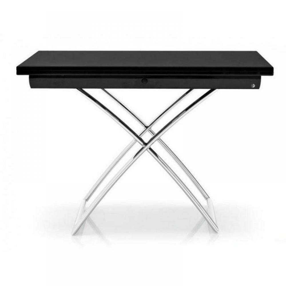 Table basse relevable extensible italienne magic j de calligaris