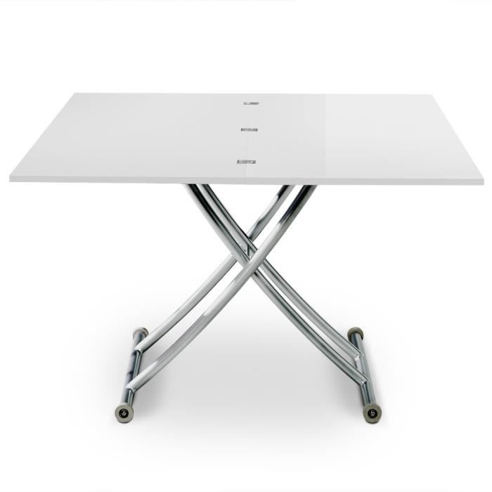 Table basse relevable philadelphia bois wenge