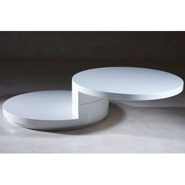 Table basse ronde amovible