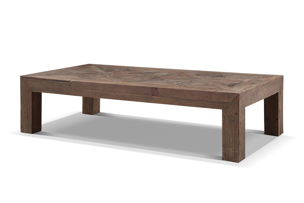 Table basse but bois brut