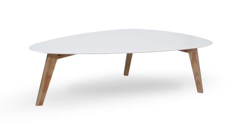 Table basse scandinave pied bois