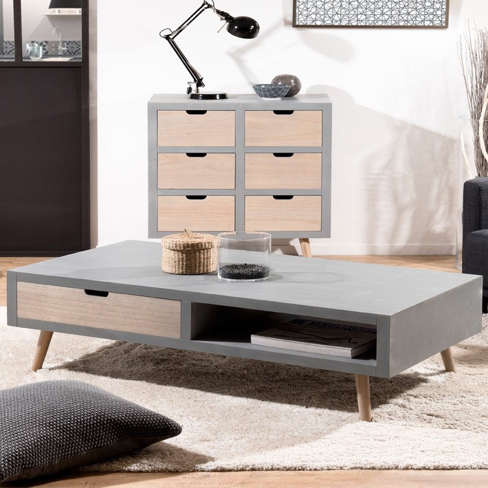 Table basse scandinave designer