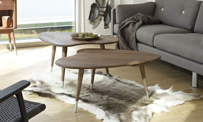 Déco table basse scandinave