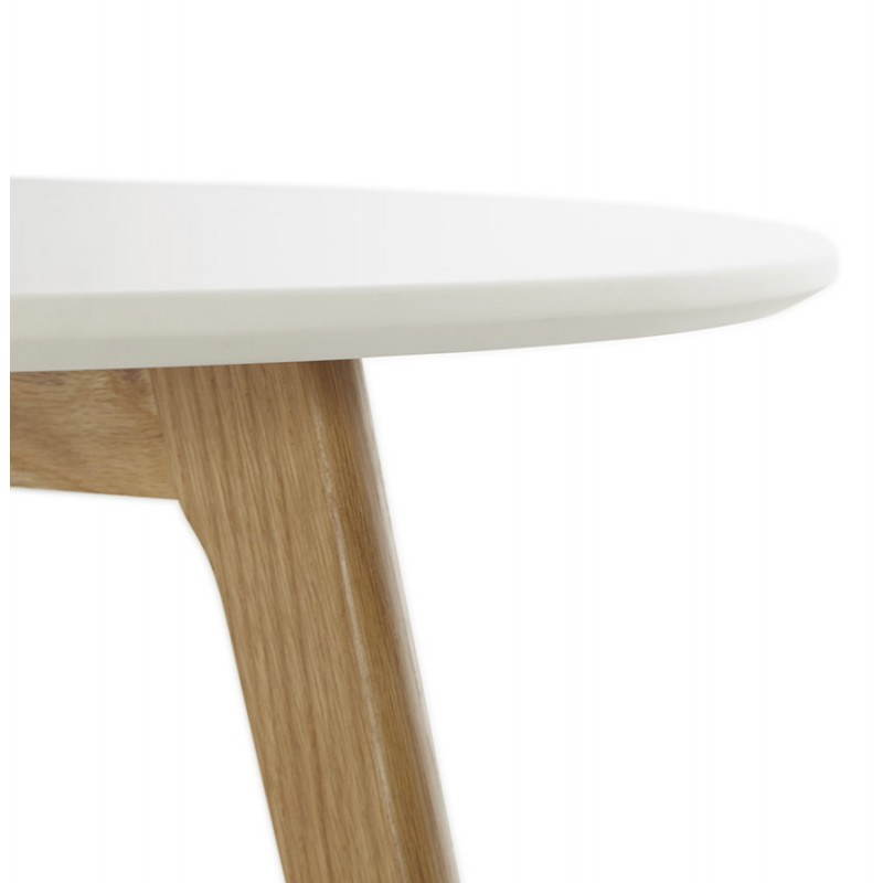 Blanchir une table basse en bois