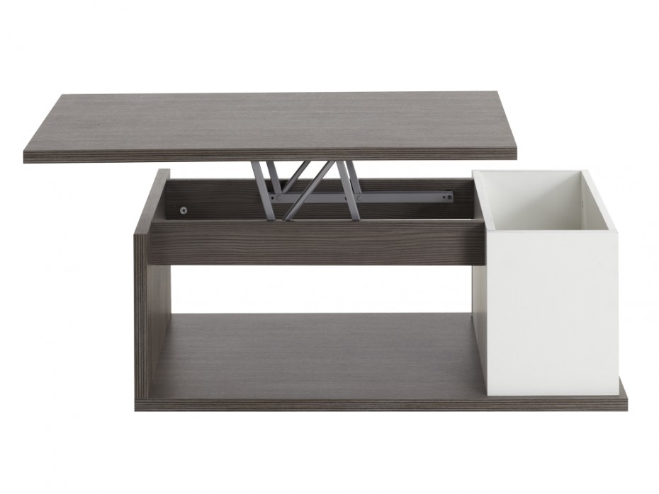 Table basse ajustable bois