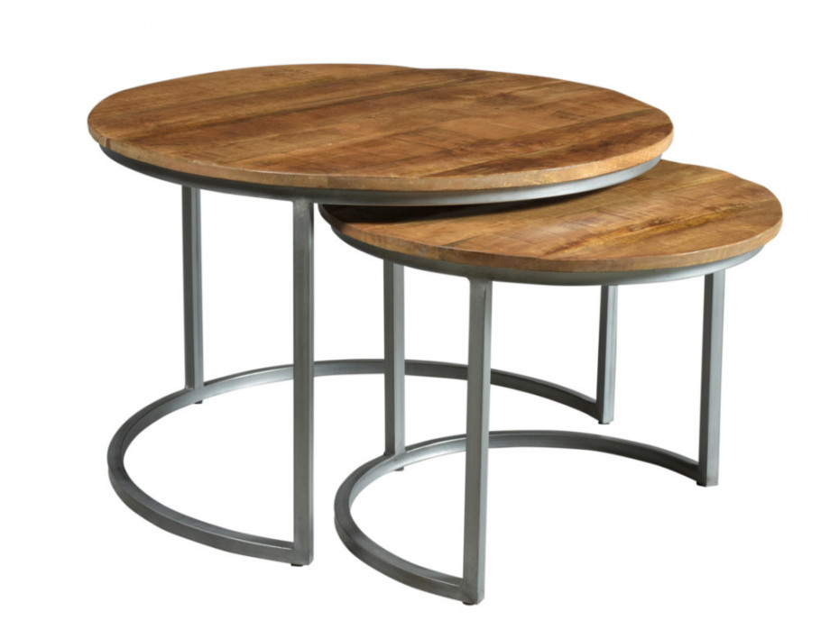 Table basse bois gigogne