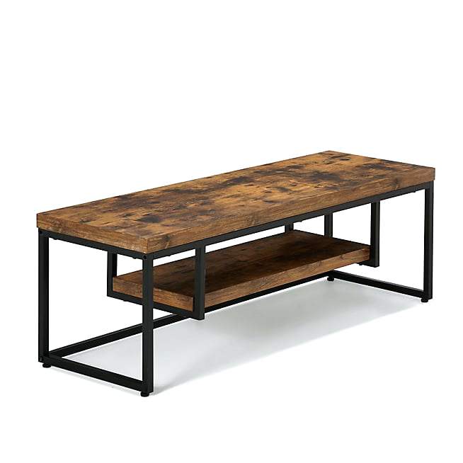 Table basse bois metal alinea