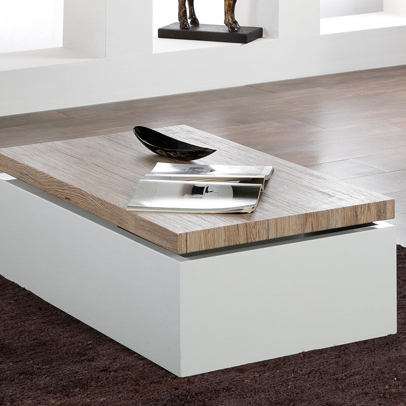 Meuble table basse bois