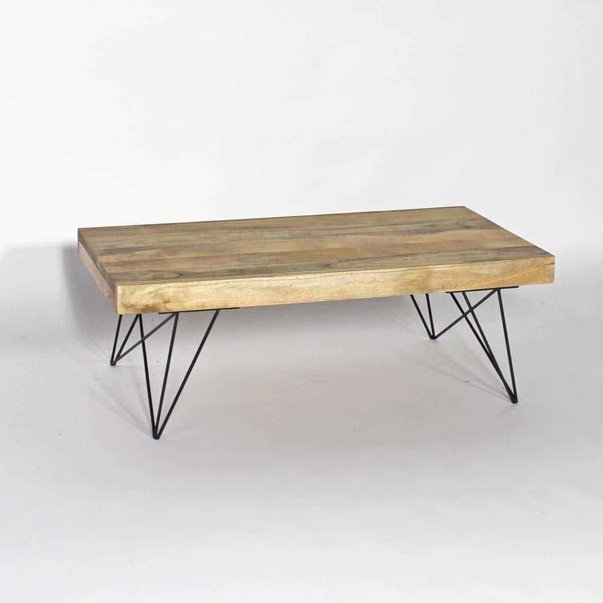 Billot de bois table basse