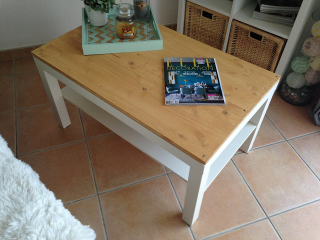 Relooker une table basse en bois et verre